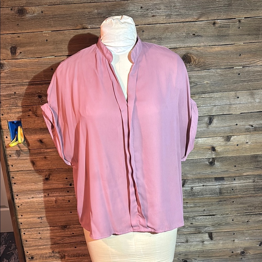 SHEIN Pink Blouse Chic Top